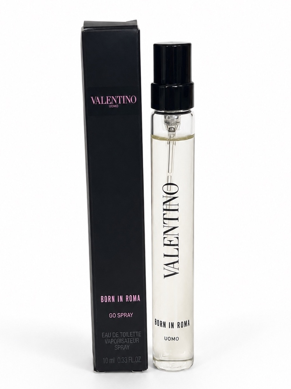 Valentino Uomo Born In Roma EDT Travel Spray 10ml New